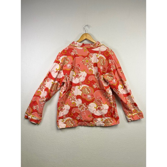 BedHead Women's Pajama Set Floral Cloud Print Long Sleeve Pants Lounge Large - Picture 3 of 10